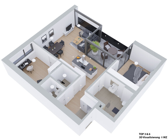 PROVISIONSFREI: 3-Zimmer-Wohnung in Höchst zu vermieten. Top moderner Neubau mit Loggia, Kochinsel und raumhoher Verglasung!