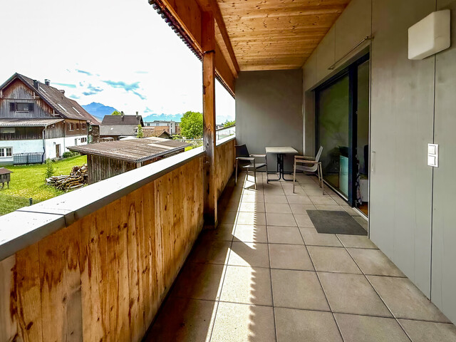 Gemütliche 2-Zimmer-Wohnung mit großer Terrasse in Sulz zu vermieten
