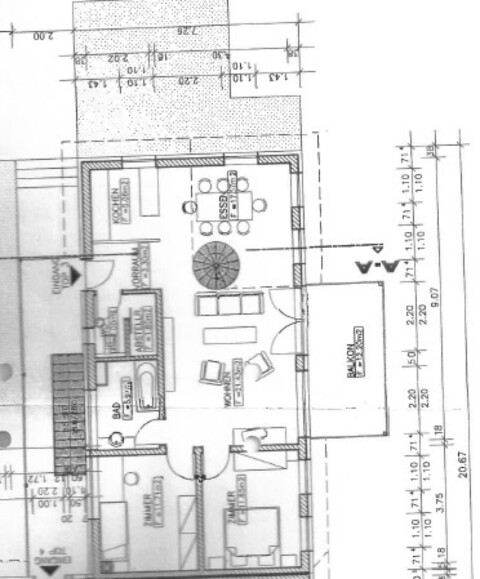 Große Wohnung mit ca. 152 m² sowie Balkon und Carport