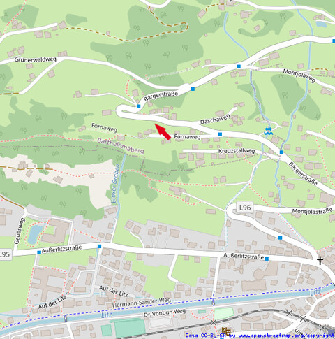 Sonniges Grundstück mit ca. 899 m² am Fuße des Bartholomäbergs!