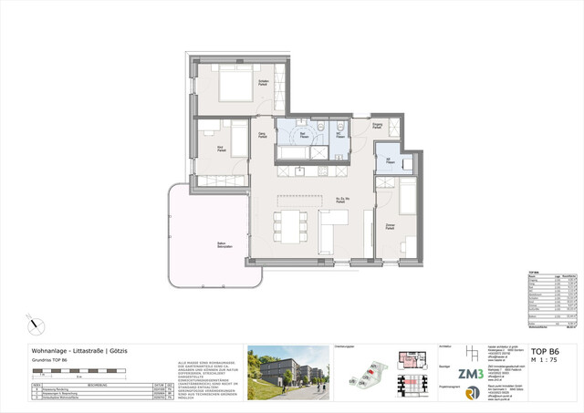 4-Zimmer-Terrassenwohnung in Götzis - Top B6