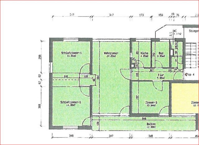 Sonnige 4-Zimmer-Wohnung am Paspels-See provisionsfrei