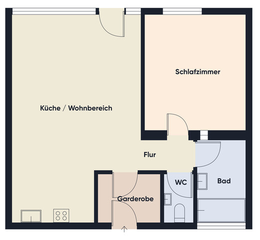 Charmante 2-Zimmer-Gartenwohnung in Dornbirn