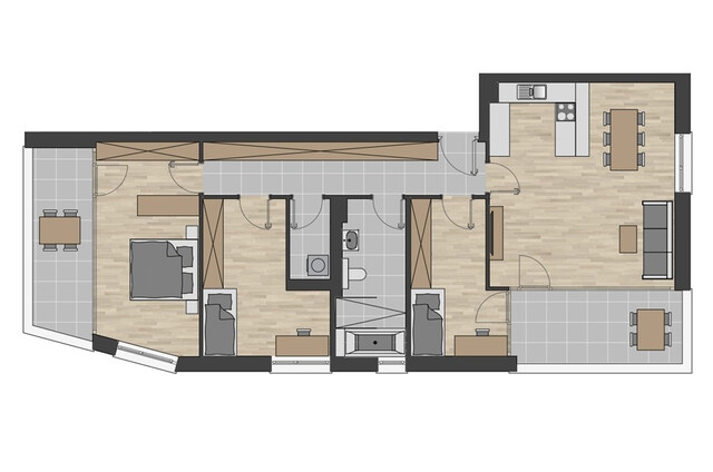 Hochwertig ausgestattete 4-Zimmer-Wohnung in  Klaus, Walgaustraße