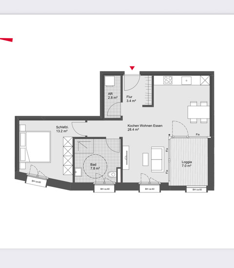  2-Zimmer-Neubauwohnung – Erstbezug in Dornbirn