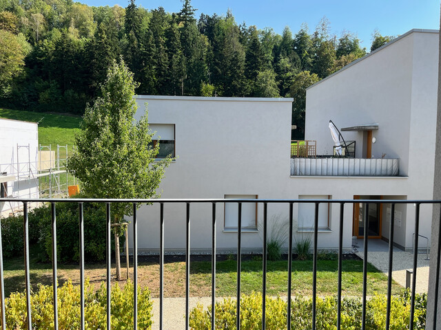 Exklusive 2-Zimmerwohnung mit Penthouse-Flair, großer Terrasse und Loggia, in Grenznähe