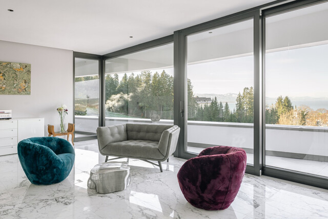 Einzigartige Designer-Villa mit Seeblick -am unteren Pfänderhang in Lochau