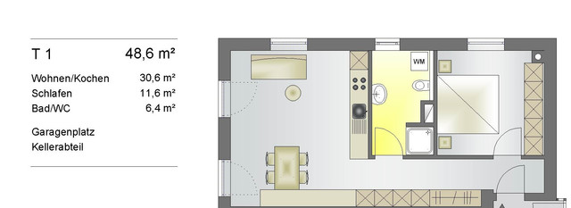 Attraktive Singlewohnung in Dornbirn Oberdorf