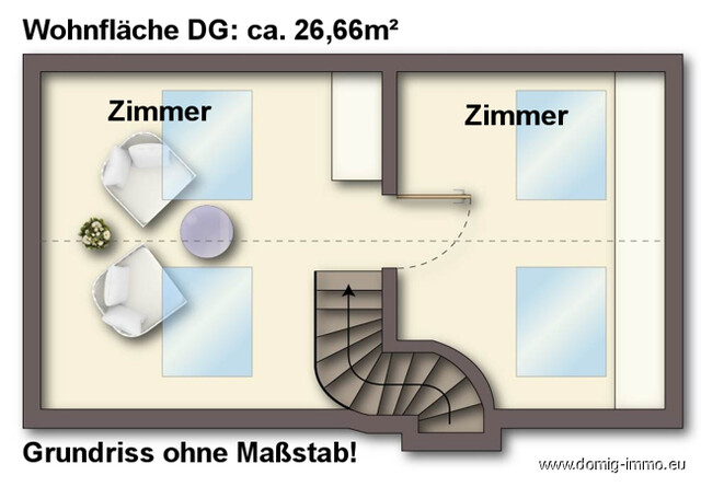 Sonnige, zweistöckige 4 Zim. Terrassenwohnung in ruhiger Lage in Lustenau!