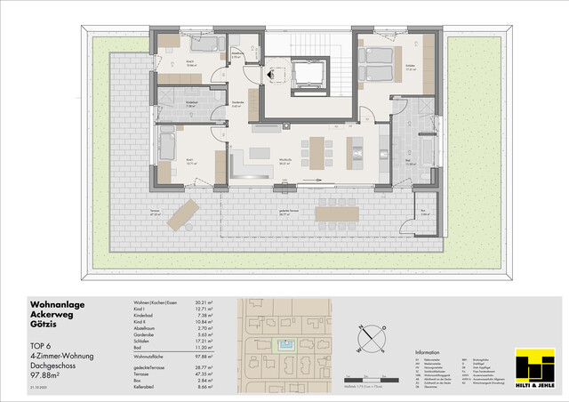 4-Zimmer-Penthousewohnung