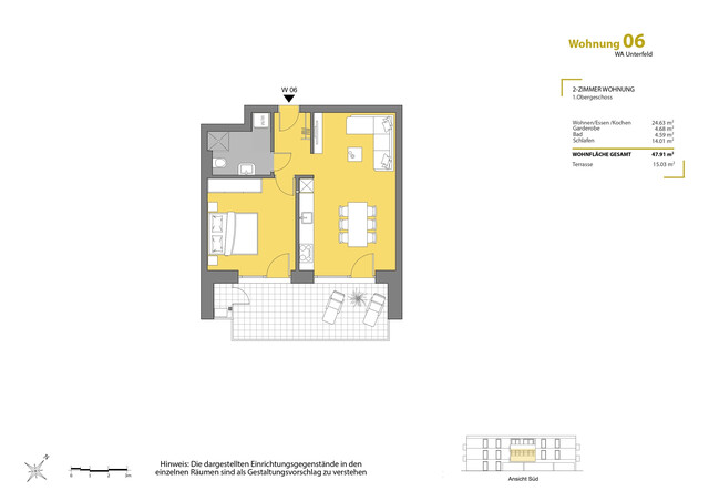 Moderne 2-Zimmer-Wohnung:
Wohnkomfort im Unterfeld, Hörbranz
