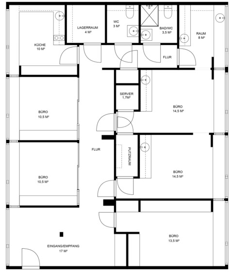 Neuwertige Büro- oder Praxisräume in zentraler Lage in Sulz