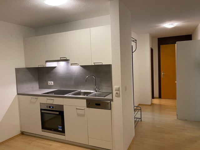 1 Zimmerappartement mit großzügiger Terrasse, Abstellraum und Pakrplatz