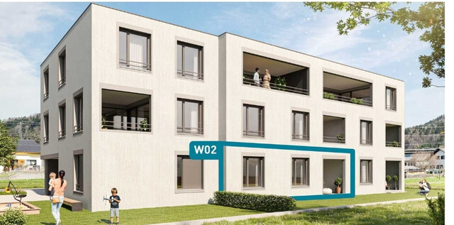 Hochwertige 2-Zimmer-Gartenwohnung in ruhiger Lage von Wolfurt zu vermieten
