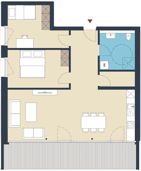 3-Zimmer-Wohnung mit Balkon zu verkaufen (Top 02)