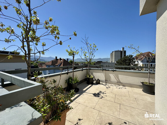 Tolle 4-Zimmer-Penthousewohnung mit großer Terrasse & Garagenbox