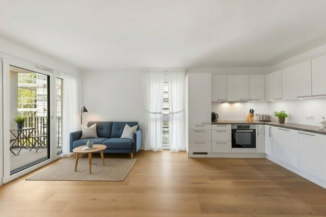 Attraktive 2-Zimmer-Wohnung in bester Ruhelage mit Balkon und Garten