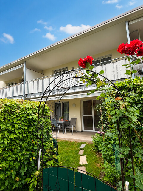 Charmante 2-Zimmer-Gartenwohnung in  ruhiger Sackgassenlage in Mäder zum Verkauf!