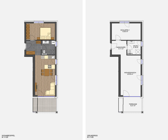 Schöne 2-Zimmer Terrassenwohnung in Koblach