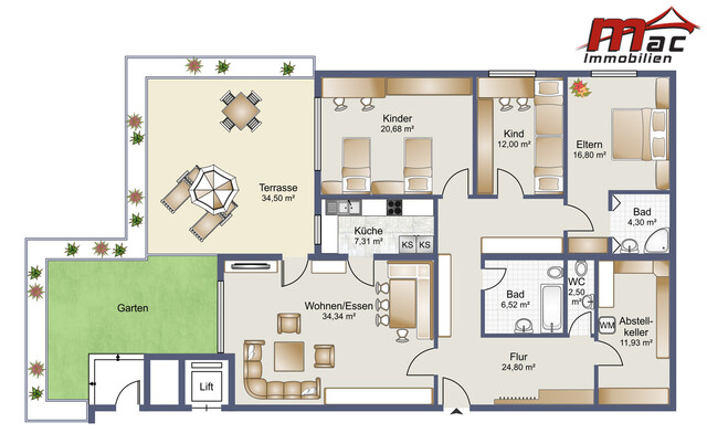 Exklusive Terrassenresidenz mit Panoramablick über Feldkirch