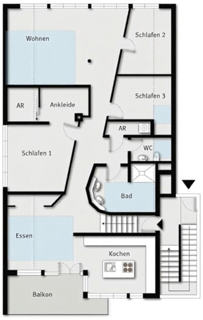 Lichtdurchflutete 4-Zimmer-Wohnung 