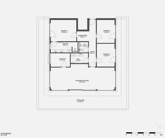 4-Zimmerwohnung mit großzügiger Terrasse