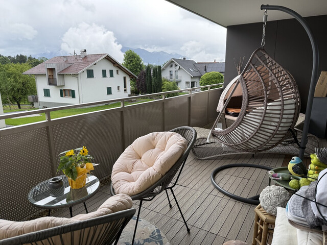 Moderne 2-Zimmer-Wohnung mit großer Terrasse in Sulz zu vermieten