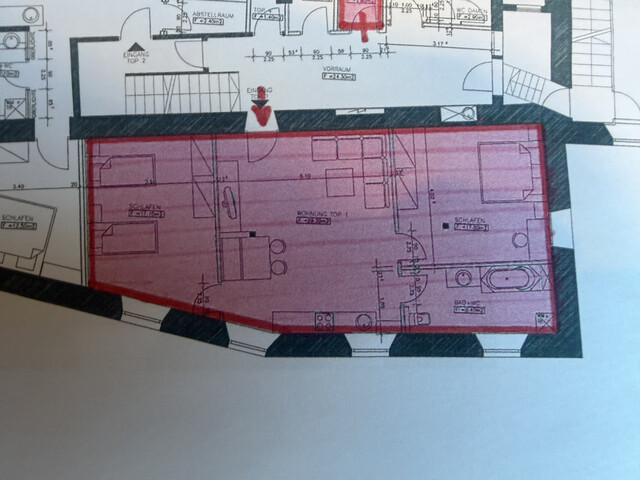 Zentrale 3-Zimmer-Wohnung mit Balkon