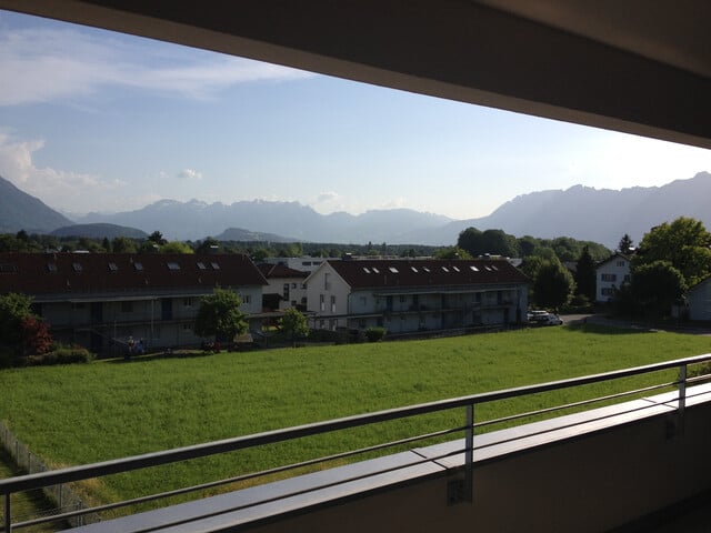 Schöne 2-Zimmer Dachgeschosswohnung mit traumhafter Aussicht in Weiler zu vermieten