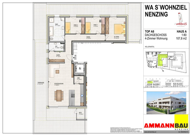 WA s`Wohnziel TOP A8 Dachgeschosswohnung