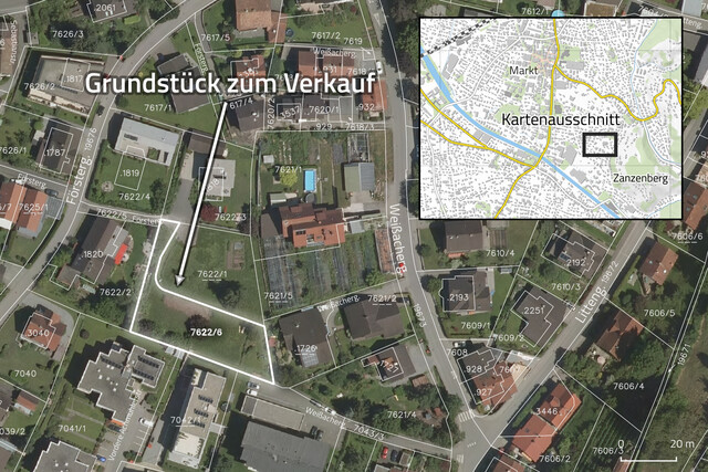 Wohnbaugrundstück in Toplage in Dornbirn