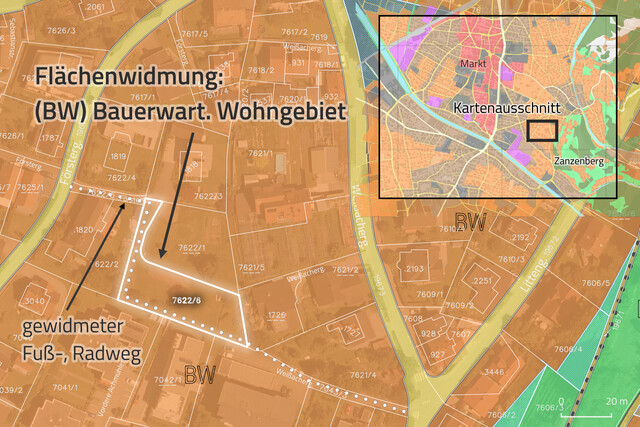 Wohnbaugrundstück in Toplage in Dornbirn