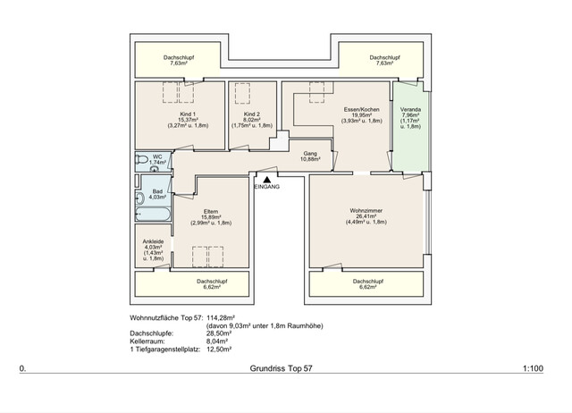 Großzügige 5-Zimmer Dachgeschosswohnung im Herzen von Frastanz zu verkaufen!