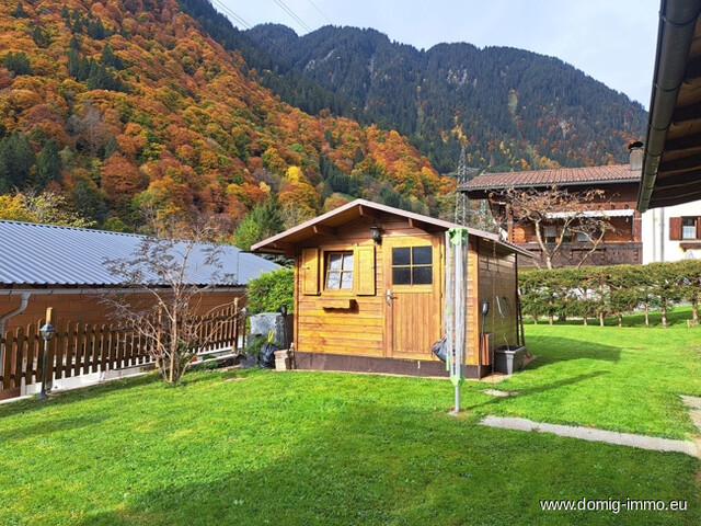 Schöne 3-Zimmer-Wohnung mit Wintergarten und Grünfläche in sonniger Ruhelage von St. Gallenkirch