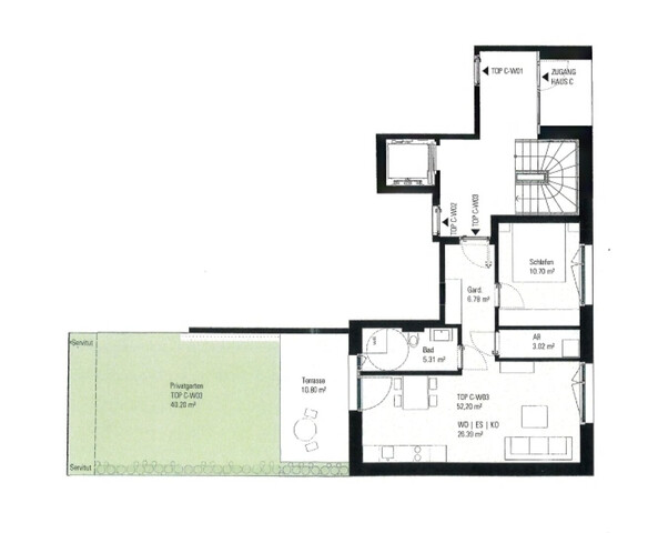 *GRENZNAH* Moderne 2-Zimmerwohnung mit Gartenanteil in Feldkirch zu vermieten!