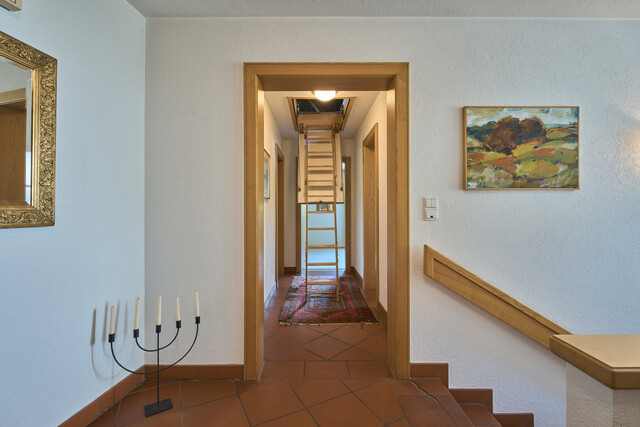 Kaminfeuer & Panoramablick: das Ried von der Terrasse aus genießen