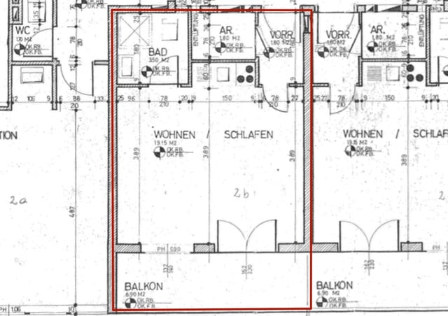 Vermietete 1-Zimmerwohnung im Zentrum von Bludenz (vermietet bis 30.06.2026)