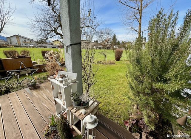 Moderne 3-Zi-Wohnung mit Terrasse, Garten & Stellplatz in Hard