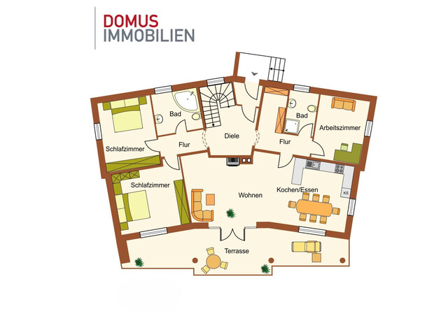 Kaminfeuer & Panoramablick: das Ried von der Terrasse aus genießen