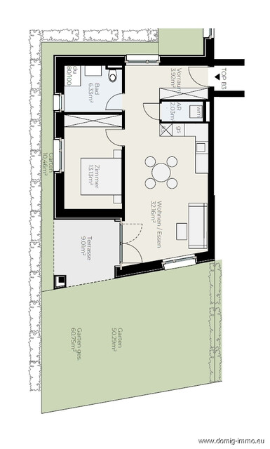 Neubau-Erstbezug in Rankweil – jetzt provisionsfrei Eigentum schaffen | Haus B - TOP 3