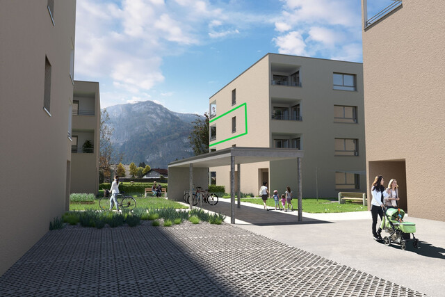 Neubautraum im Hatlerdorf! 2-Zi-Wohnung mit Loggia zu vermieten! Top D8