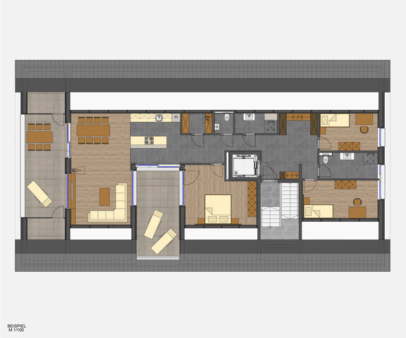 Lichtdurchflutete 4-Zimmer Wohnung in sanfter Hanglage