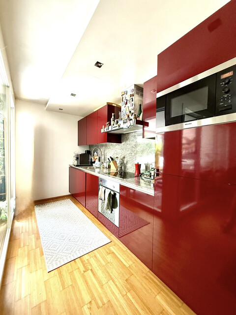 Stadtmitte - Zwei-Zimmer Gartenwohnung