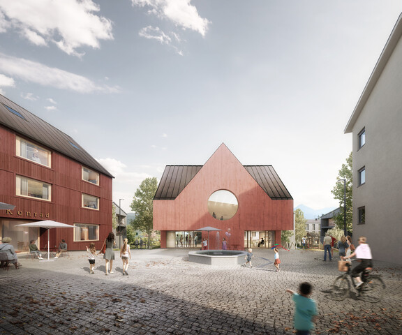 Gewerbeeinheit im Quartier am Rickenbach Haus HE