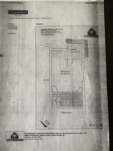 sonniges 1-Zimmer Appartement in bester Lage