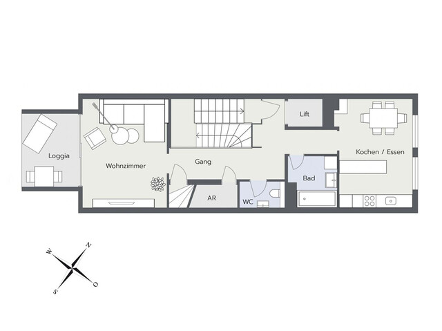 Moderne 5-Zimmer-Wohnung mitten in Bregenz zur Miete