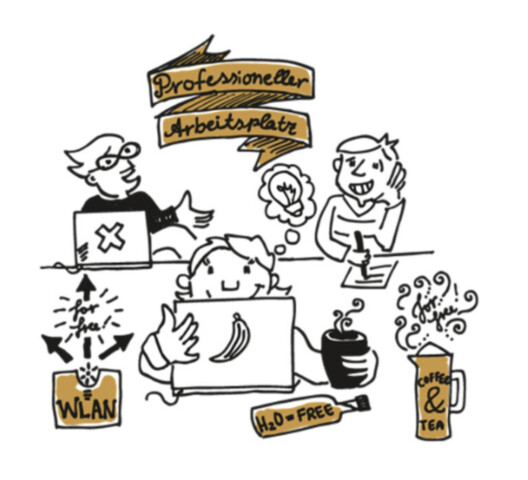 Schönes neu saniertes Büro mit Gemeinschaftsküche!