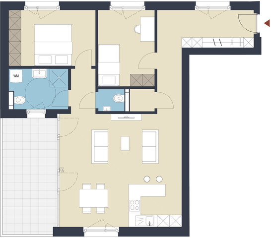 3 ZIMMER WOHNUNG MIT BALKON ZU VERKAUFEN