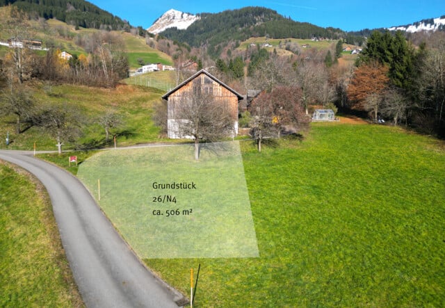 Baugrundstück Lehenweg St. Gerold_GST 1