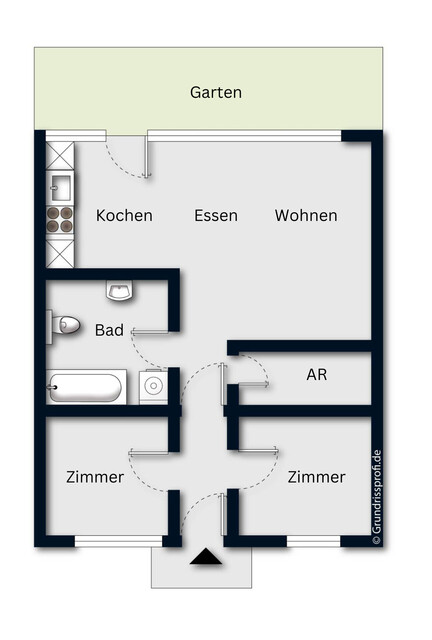 Attraktive 3-Zimmer-Gartenwohnung in Feldkirch